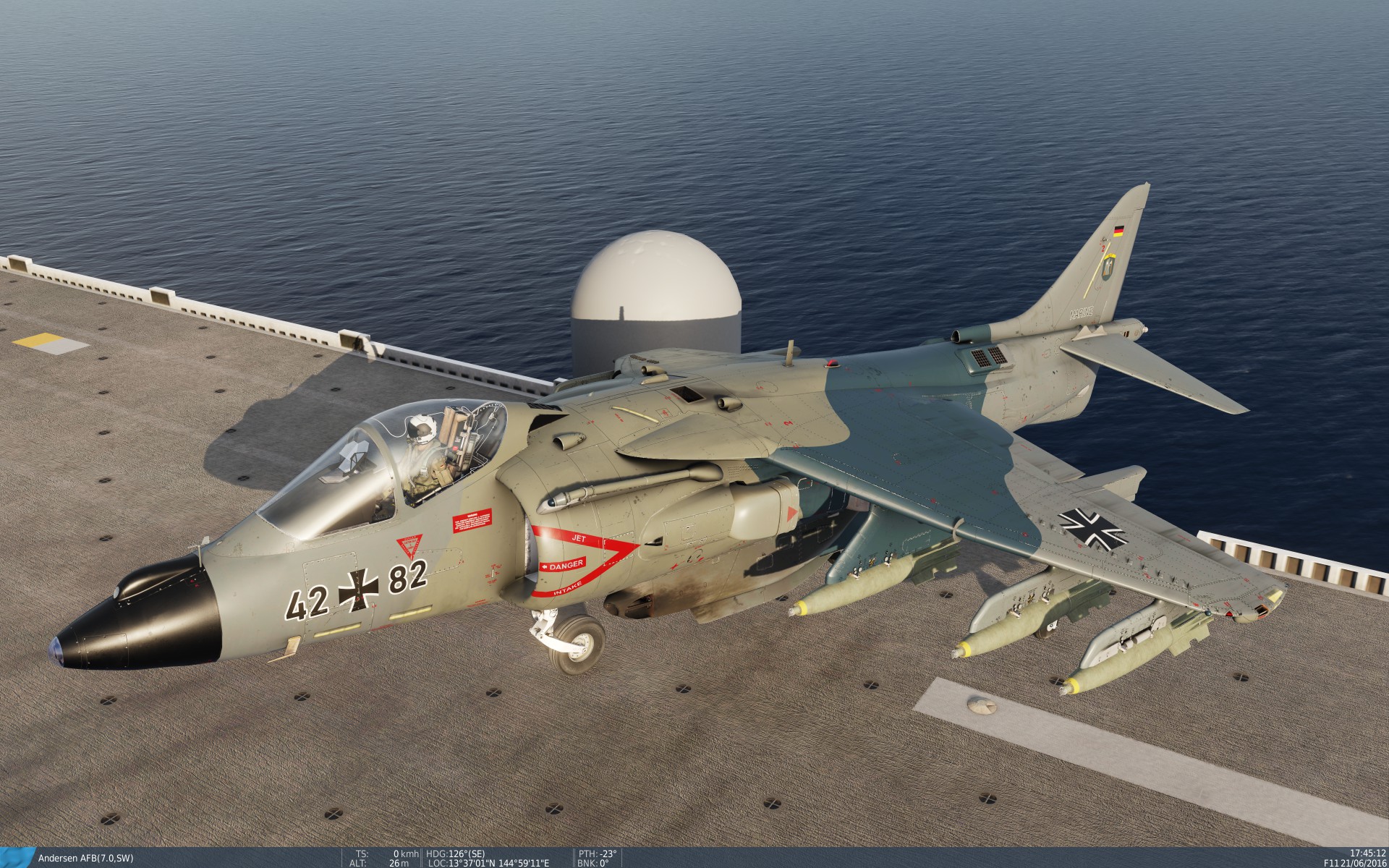 AV-8B Harrier Bundeswehr Marinefliegergeschwader Norm 87-Skin (Fictional)