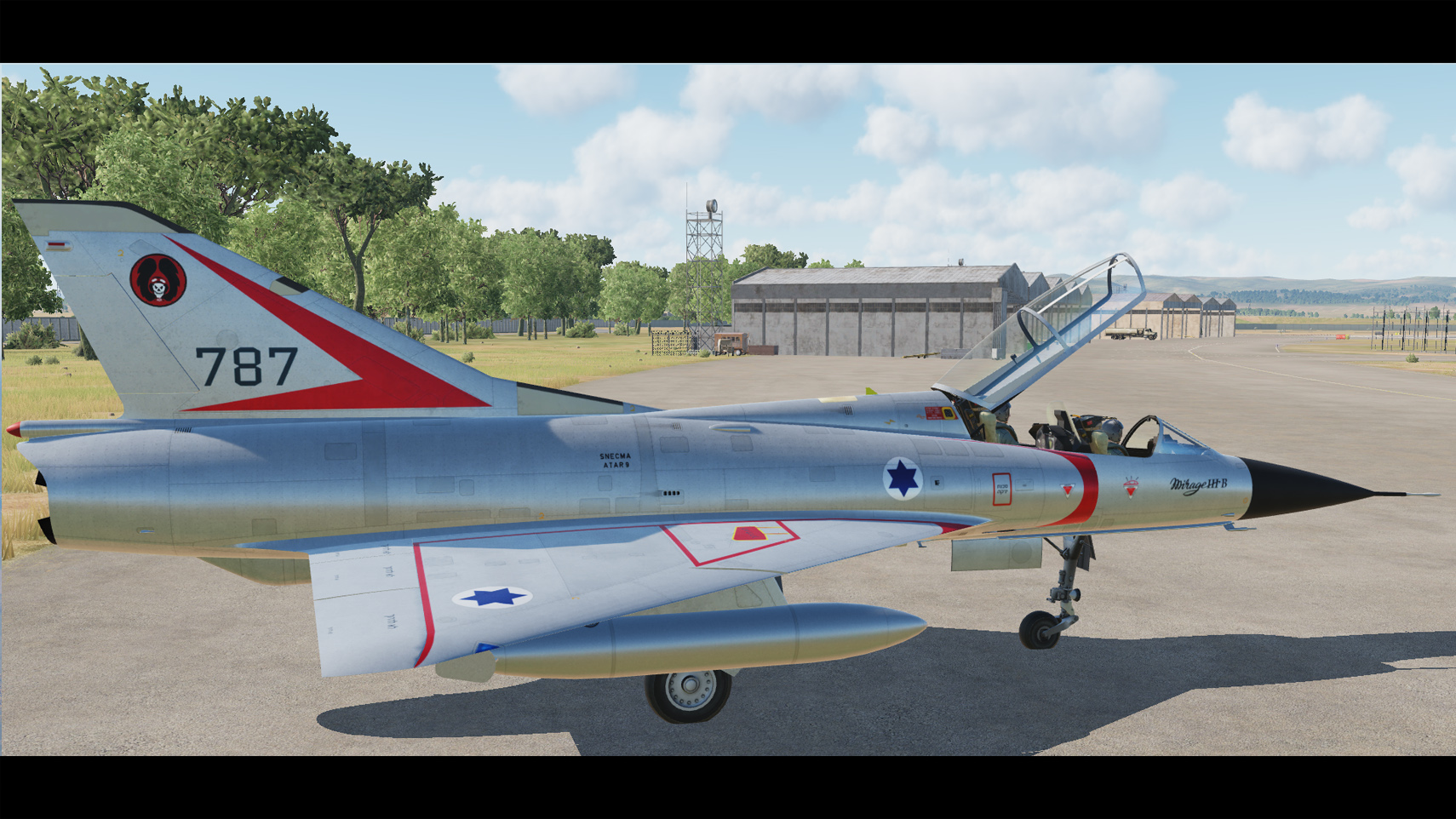 Mirage IIIB Israeli skin pack
