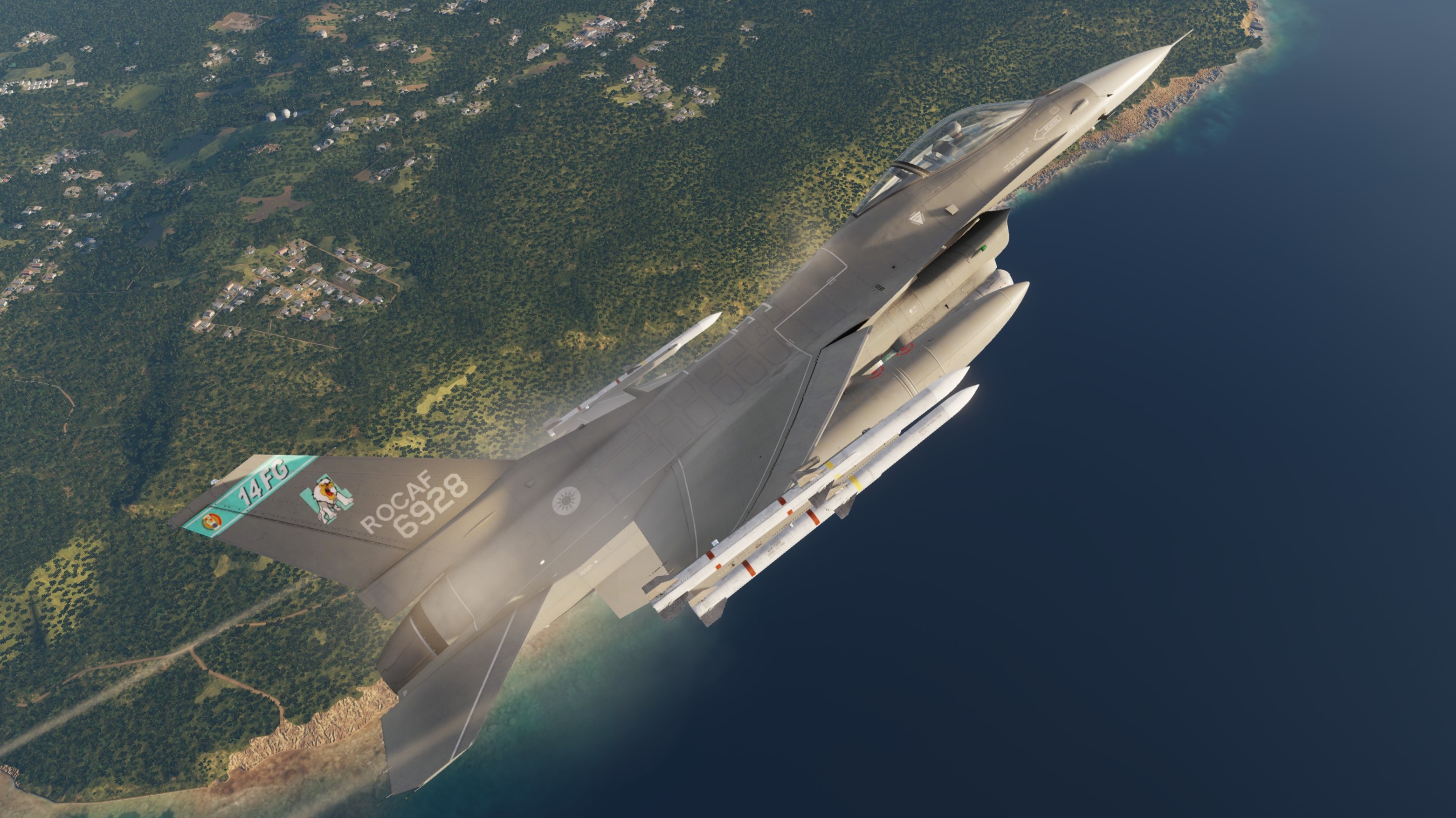 ROCAF F-16 4th TFW 14th FG Have Glass『Tail Number variable』2023/06/26