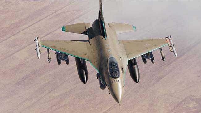Blu Arrow Force F-16C Viper Skin - Desert Camo (2)