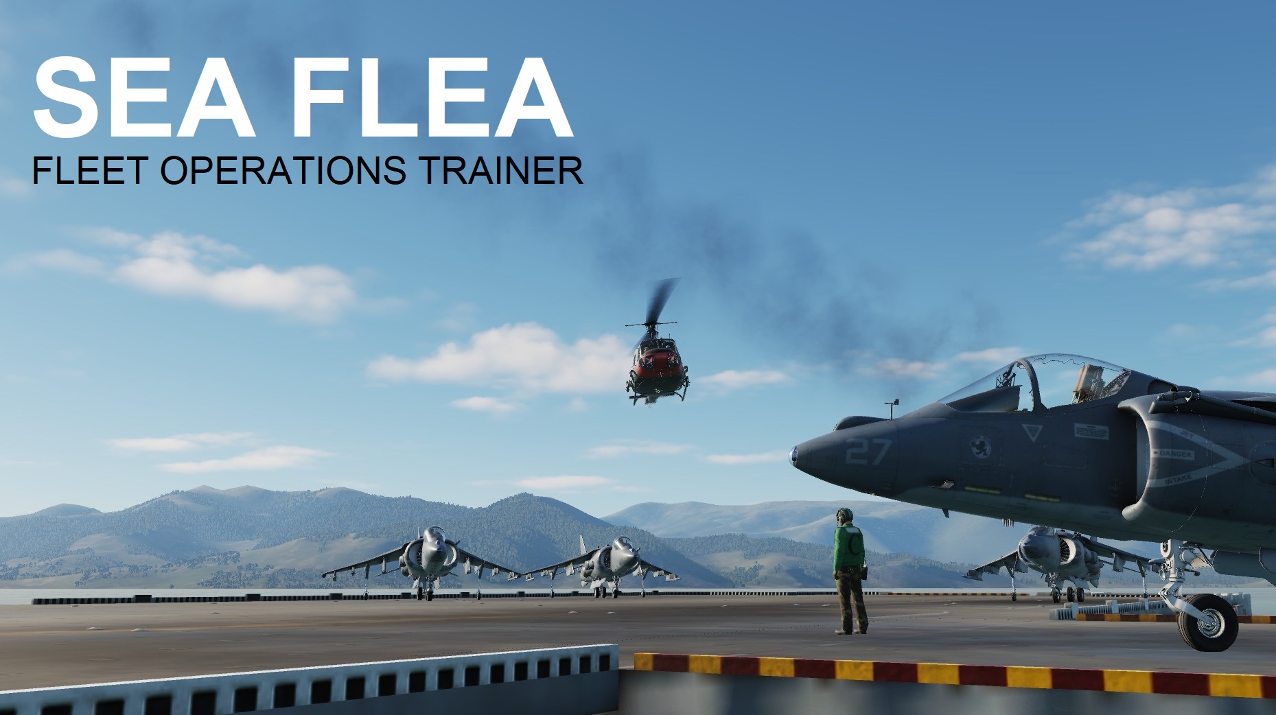 Sea Flea: Fleet Ops (Single/MP, ALL Helicopters) - Helicopter Ship Landing Trainer