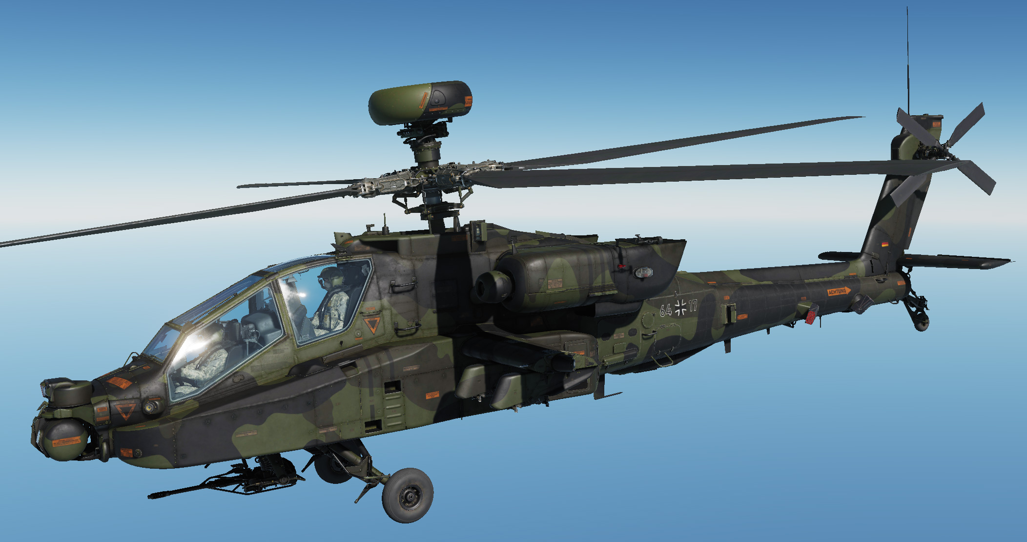 [v1.1.1] [AH-64D] German 3-Color Flecktarn Camouflage
