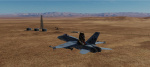 F/A-18C Hornet - Despegue, bombardeo CCIP y aterrizaje en portaaviones