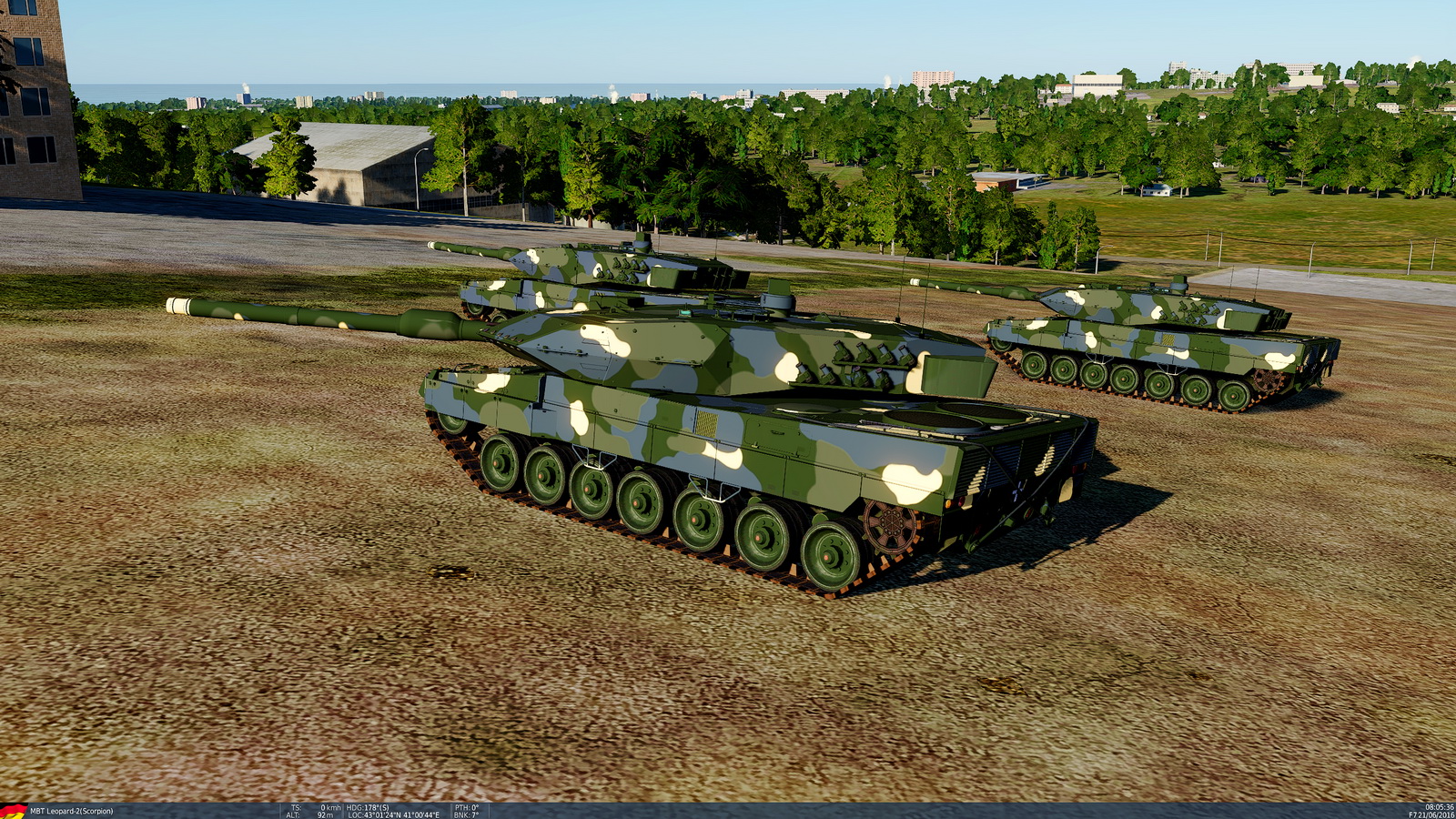 Leopard 2A7 fictional Hungarian skin