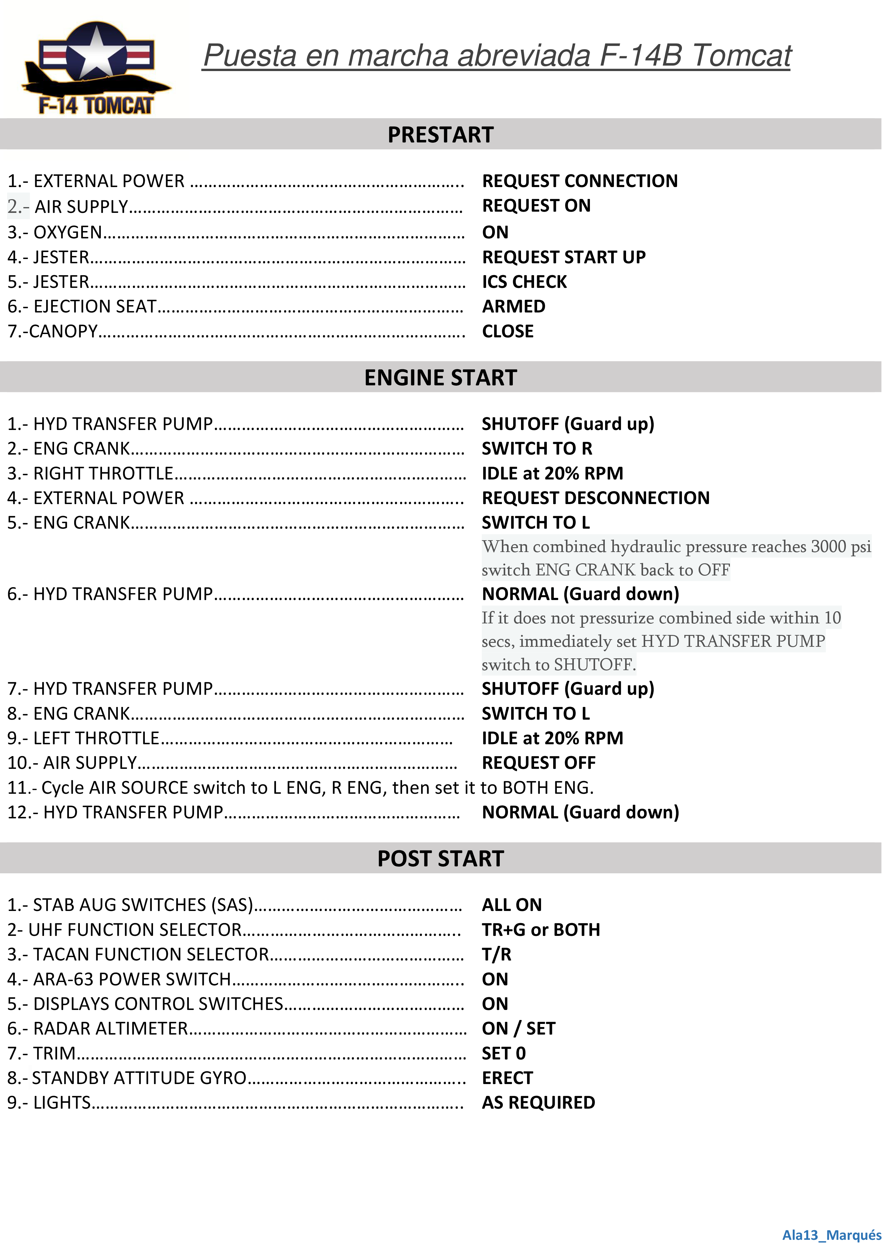 F-14B Checklist VR Optimized