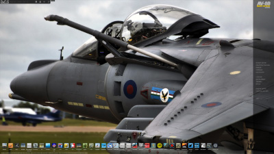 UK Harrier GUI Menu Theme