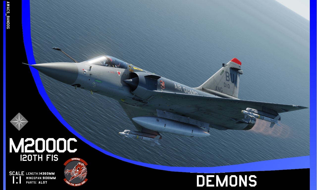 Ace Combat - Emmerian Air National Guard - 120th Fighter Intercept Squadron "Demons" Mirage 2000C