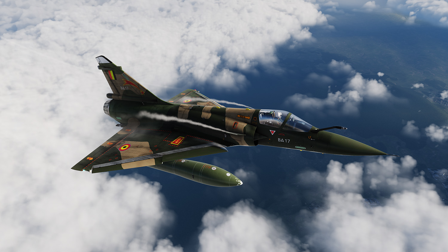 Fictional "What-if" - Belgian Air Force Mirage 2000 (In early Mirage 5BA livery colors)