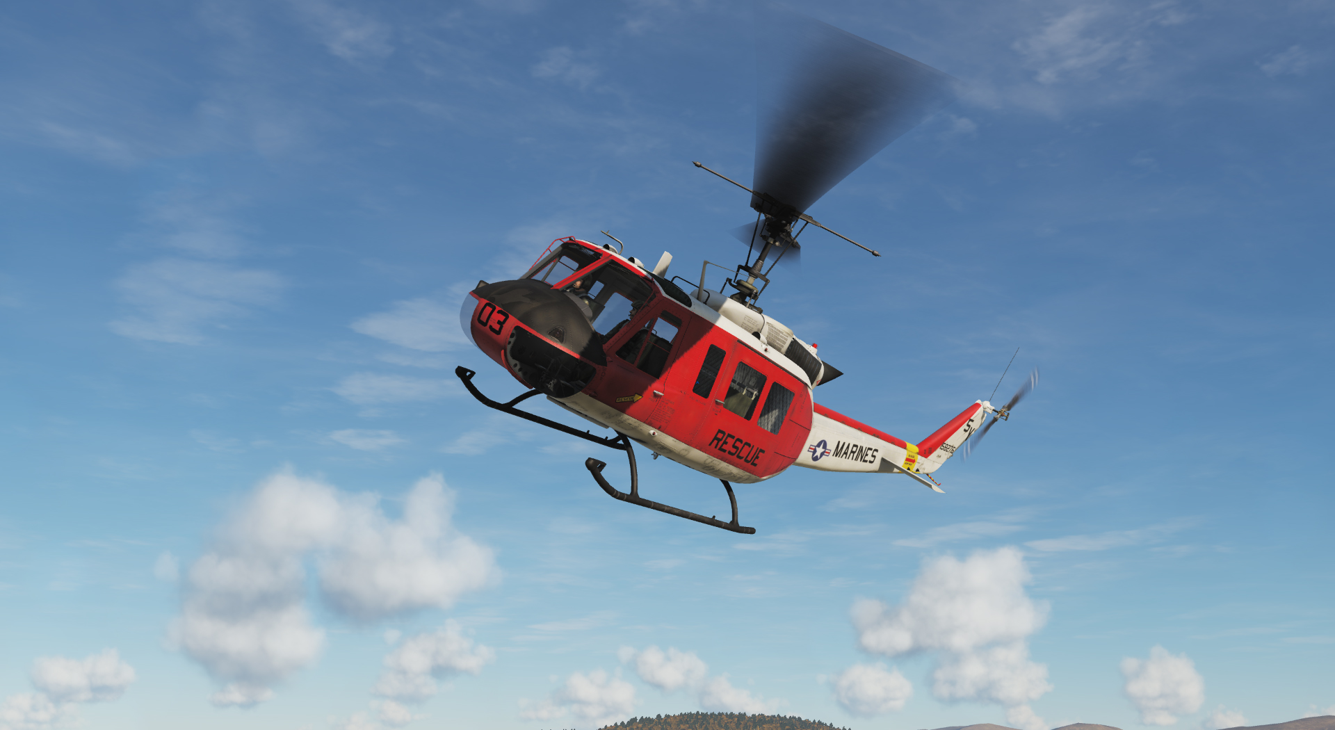 UNITED STATES MARINES Search & Rescue UH-1H 