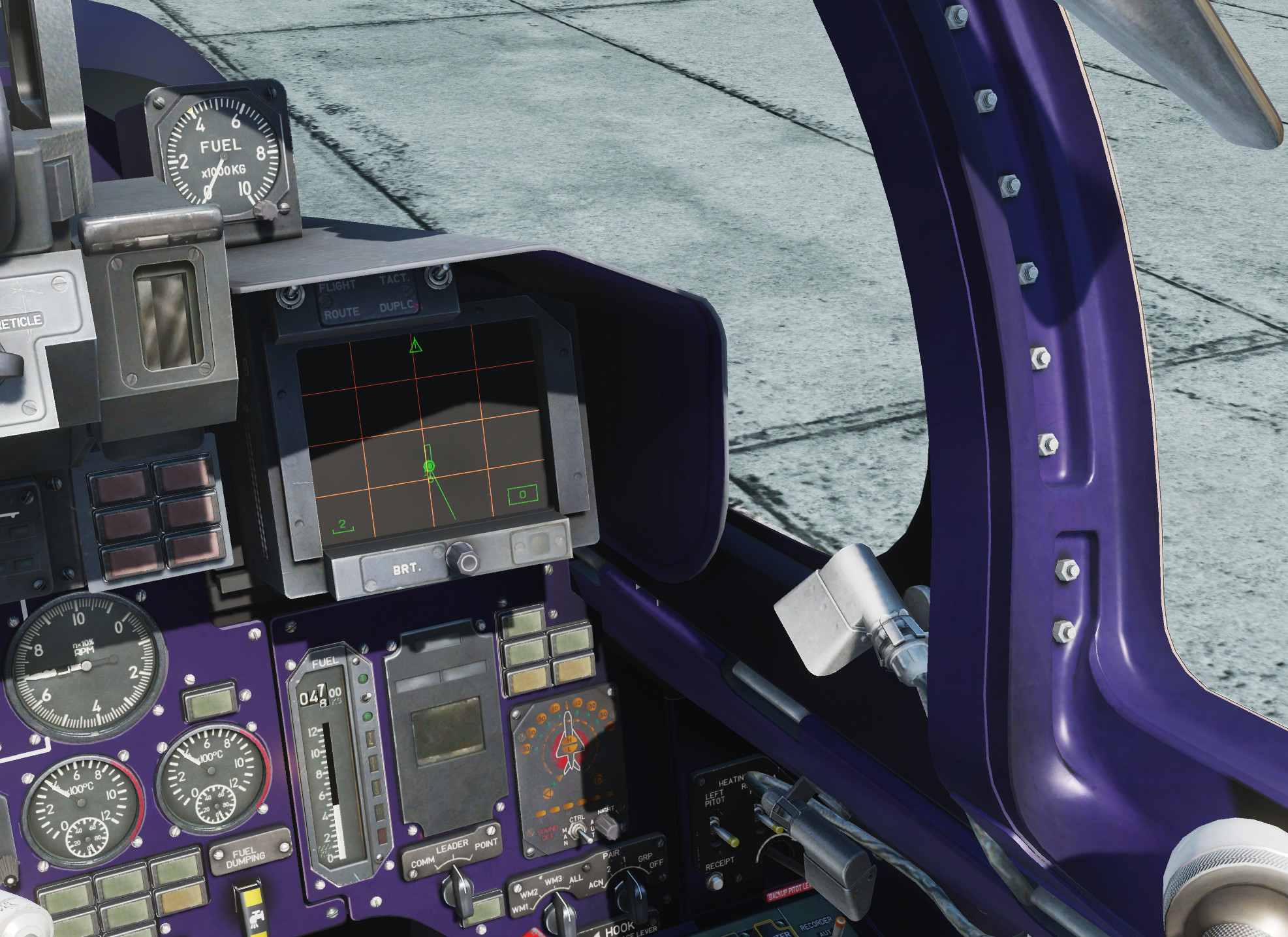 Su-33 English Layered Paintable Cockpit Files