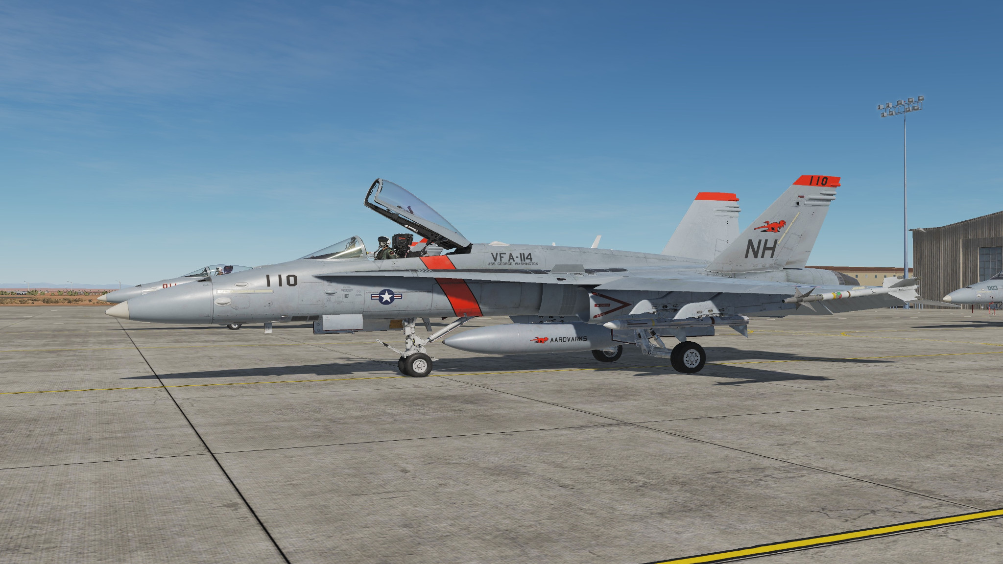 F/A-18C VFA-114 Aardvarks HiViz (Fictional) V1.1