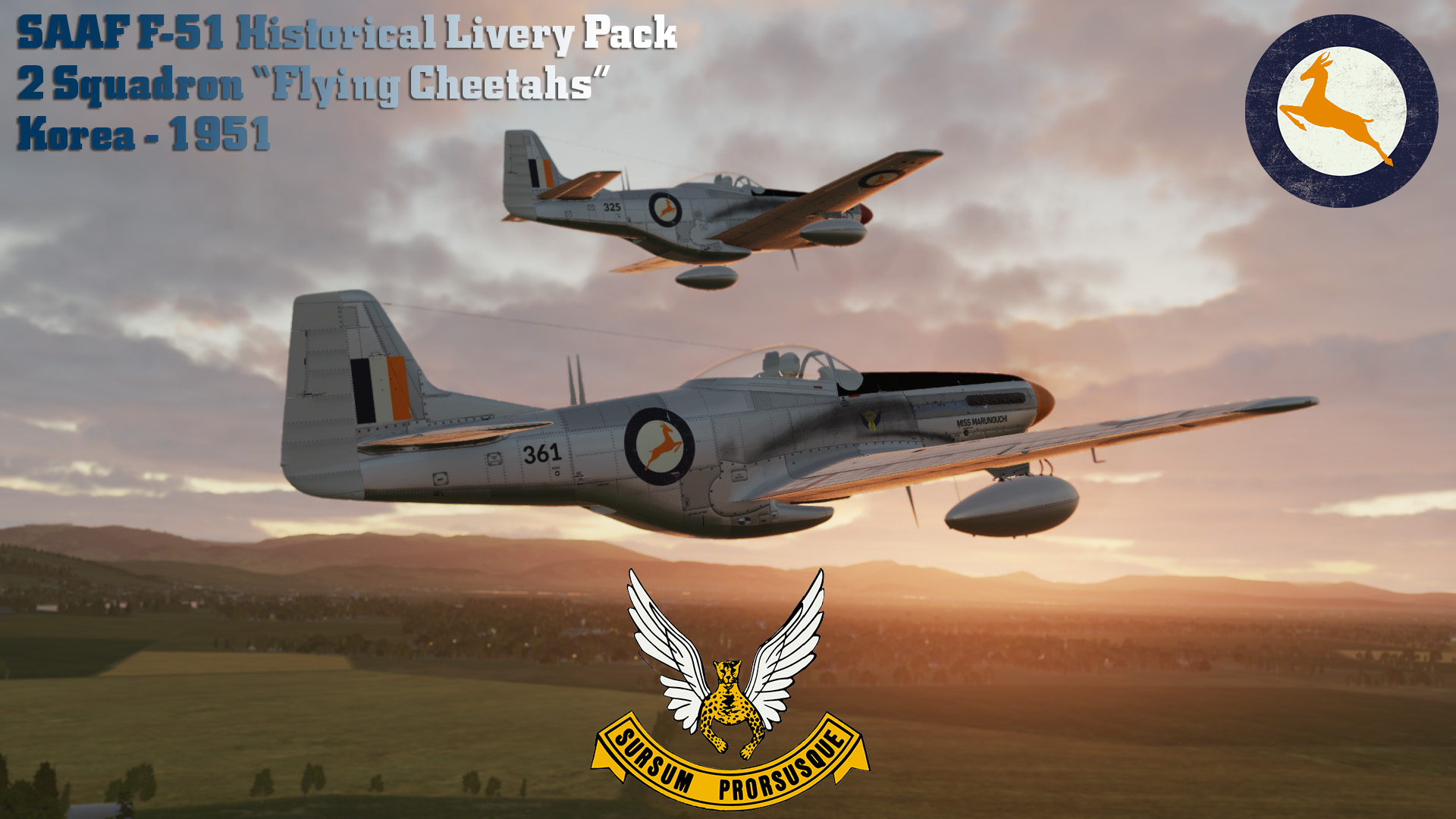 SAAF 2 Squadron "Flying Cheetahs" | Korea (v1.1)