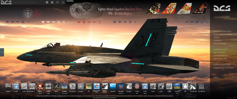 FA-18C Main Menu Theme - Tema del menú principal