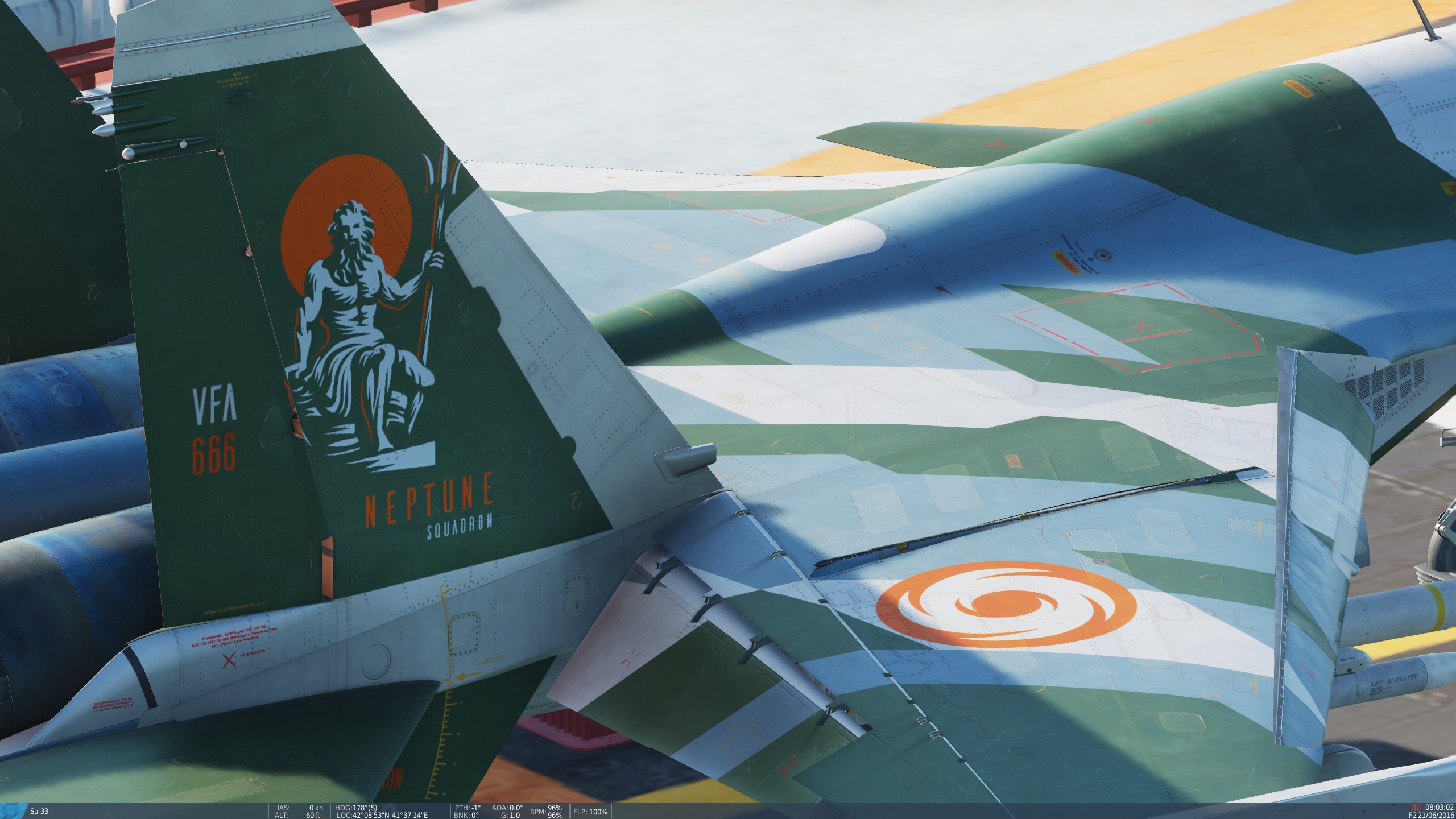 SU-33 Naval Cyberstripe Neptune SQD