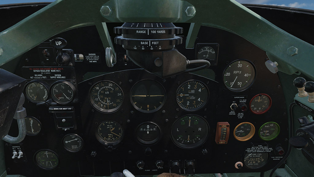 cockpit Spitfire V1