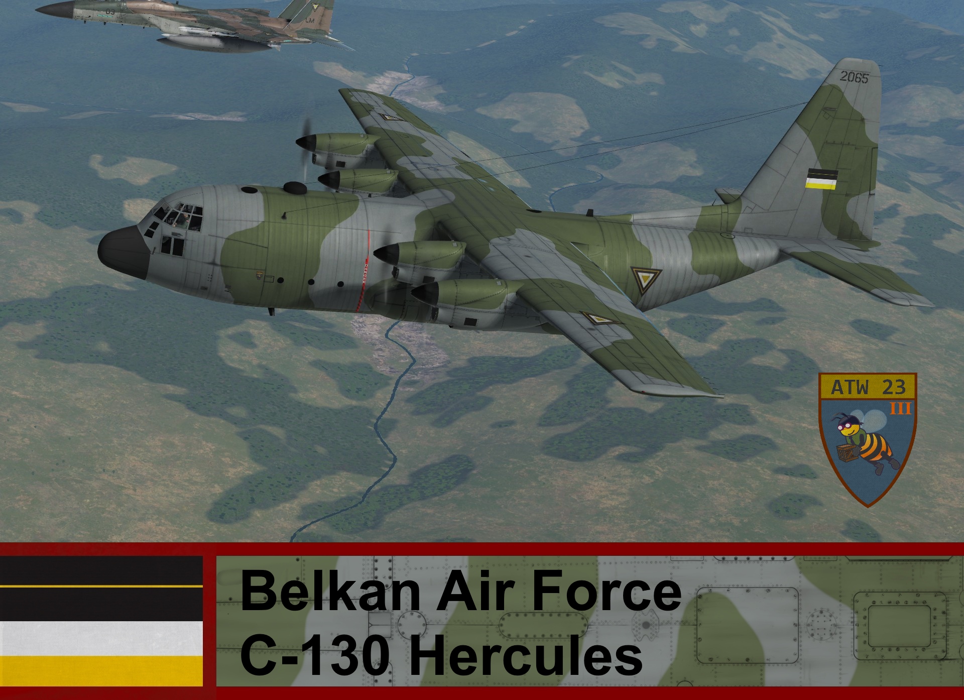 Belkan Air Force C-130 Hercules - Ace Combat Zero (32nd ATW) Cpt. Georg Spitzer