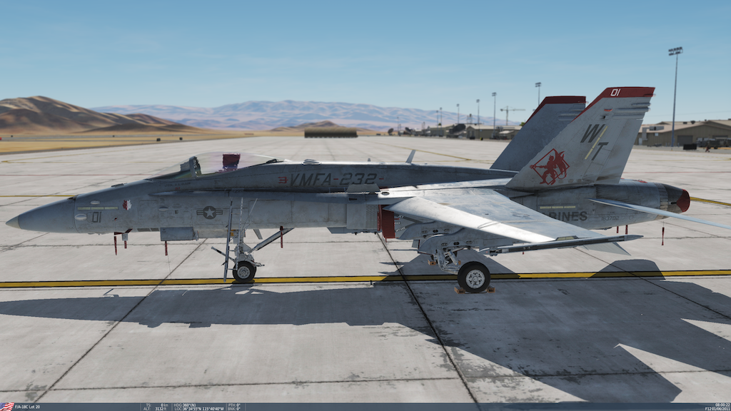 VMFA-232 "Red Devils"  (Apr 1996) BU 163702 High Visibility 