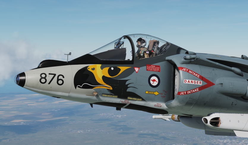 Royal Australian Navy - VC-724 - Hi-Vis Gull/Medium Grey - HMAS Melbourne - Fictional