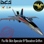 F/A18c AI Skin Specular 51°Escadron Griffon 