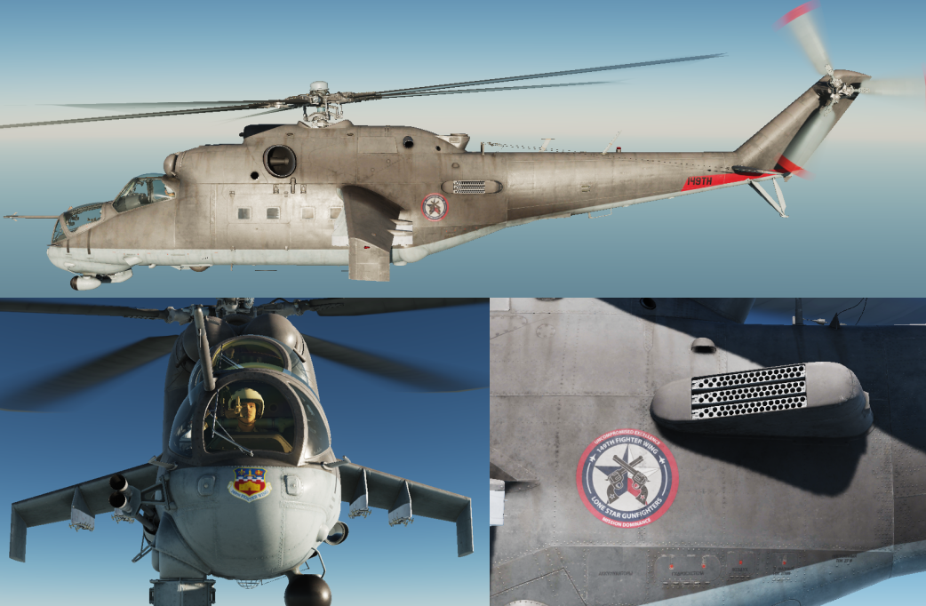 149th Virtual Fighter Wing Mi-24p livery