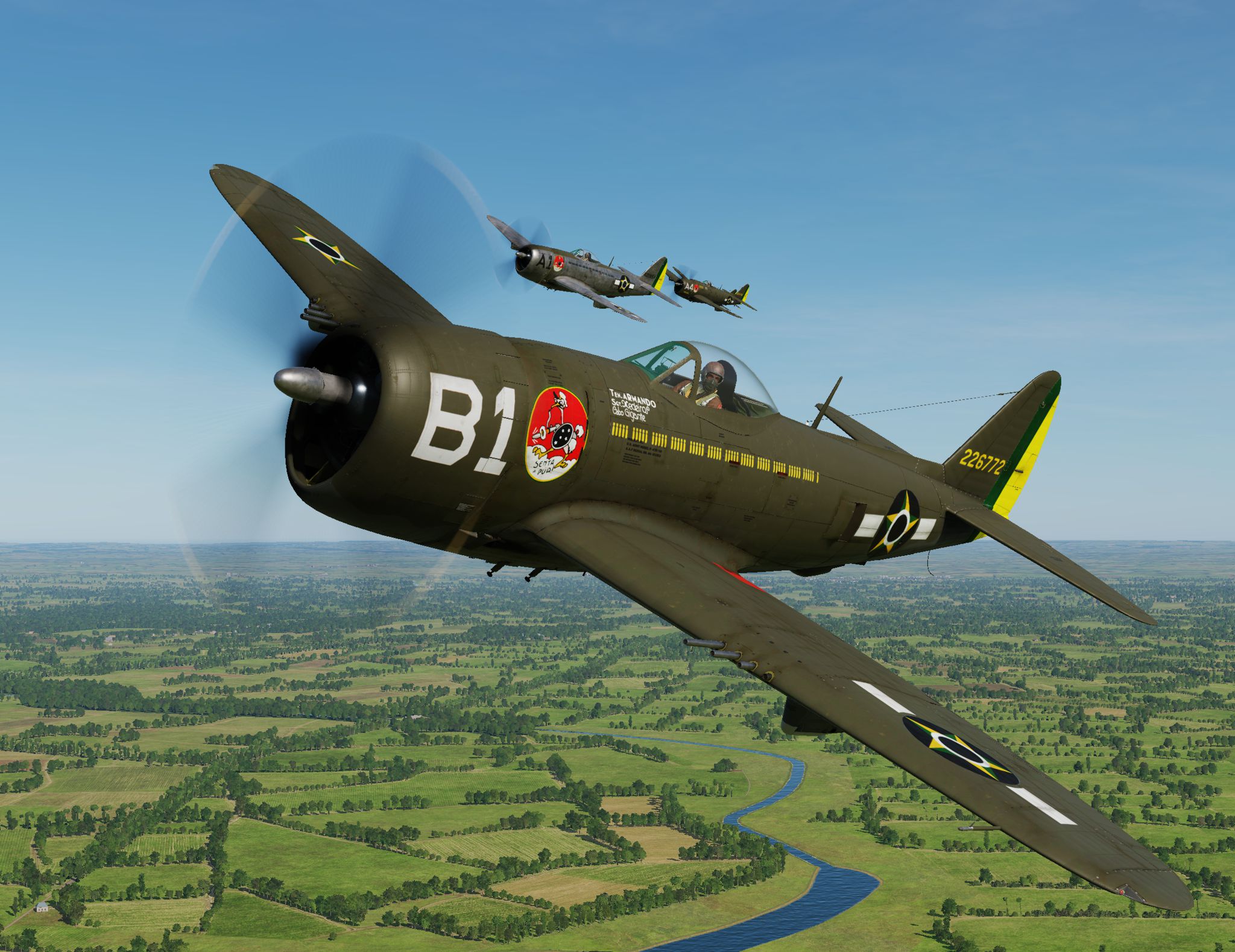 P-47D - 1st Brazilian Ftr Sq-Jambock B1 - Lt Armando (update vs 2.2)