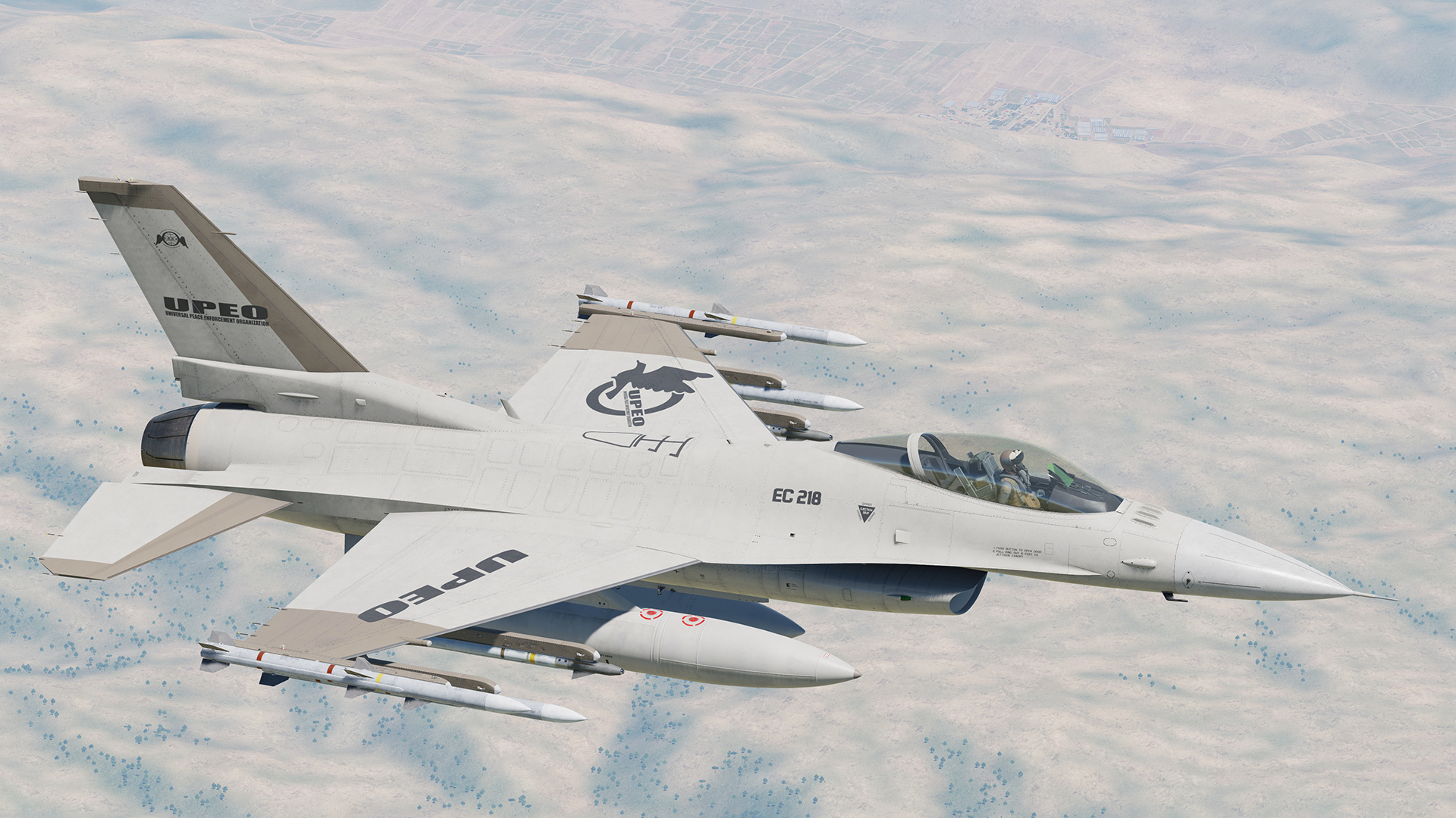 F-16 - Universal Peace Enforcement Organization - Ace Combat 3