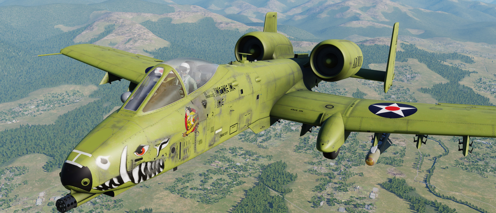 A-10C US ARMY Warthog "ATOMIC GIRL"