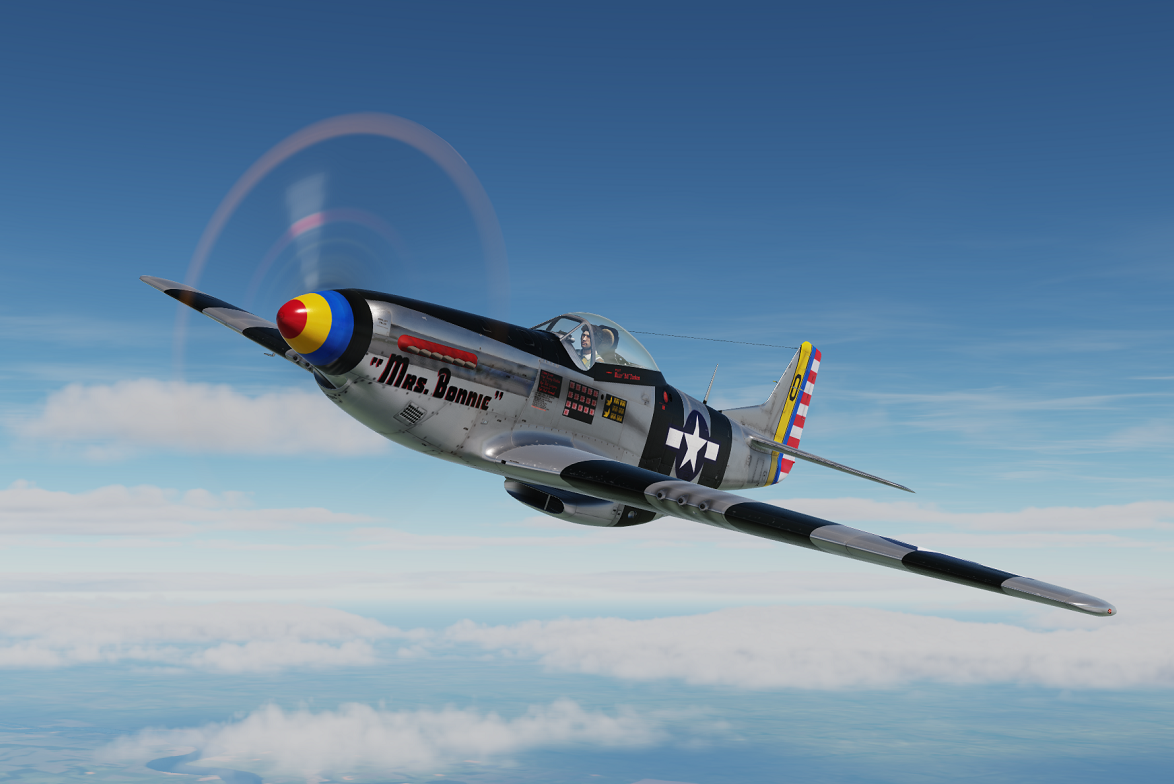 Mrs. Bonnie, Maj. William "Bill" Dunham, 348th FG Ie Shima