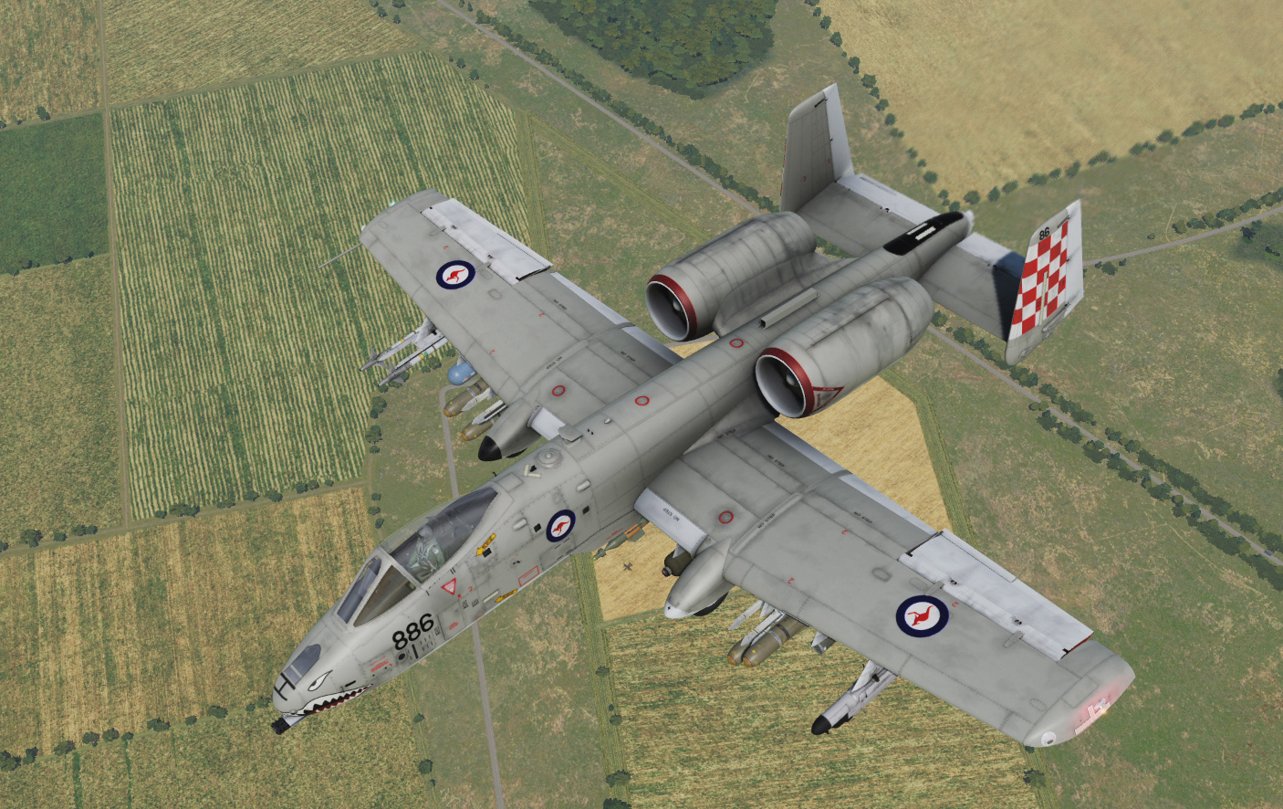 Royal Australian Navy - 805 Sqn - Hi-Vis Gull Grey + Various Nose Art - HMAS Melbourne