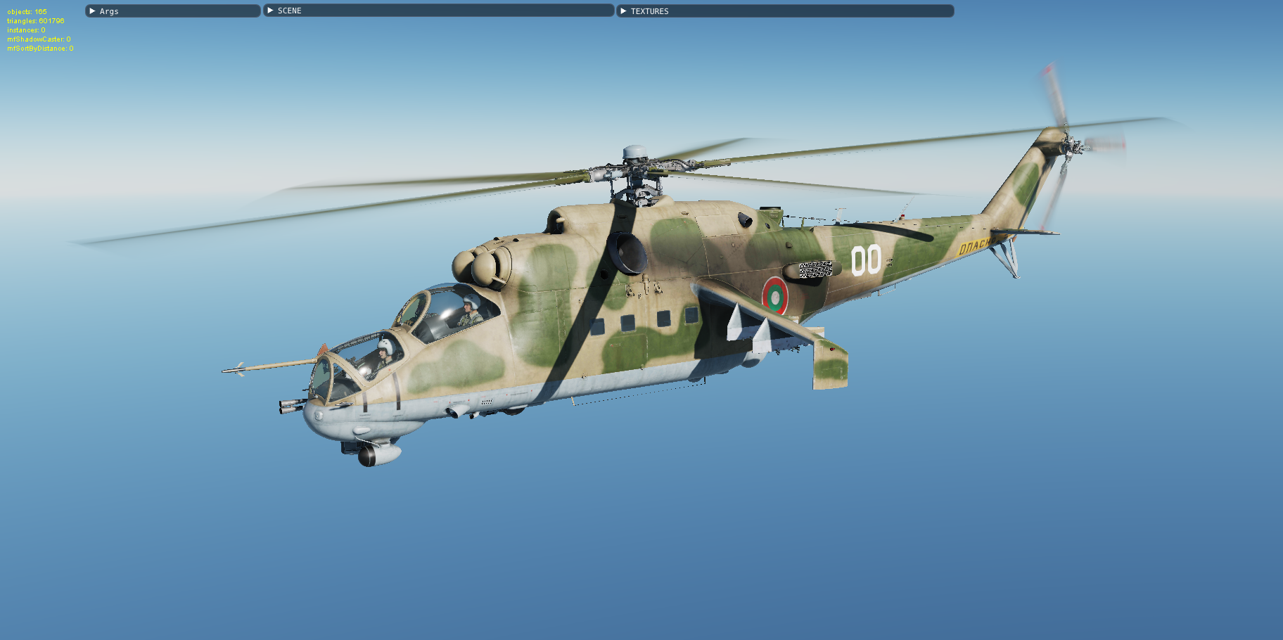 Bulgarian semi-arid skin for the MI-24P