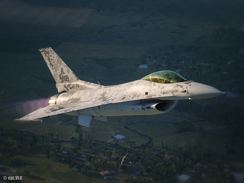 F-16C Slovak Air Force camouflage 2109
