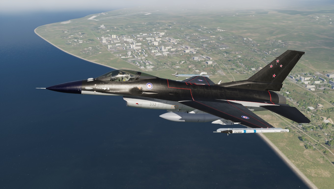 F-16C RNZAF (Black Falcon) Fictional