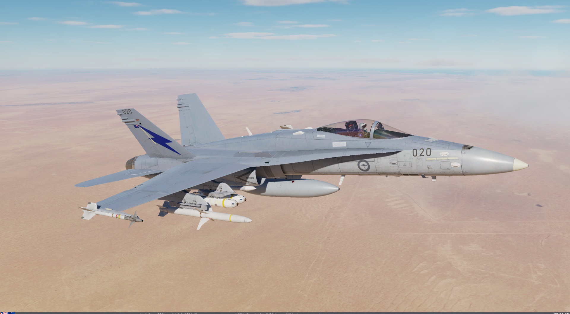 RAAF 6 Sqn F-18C 