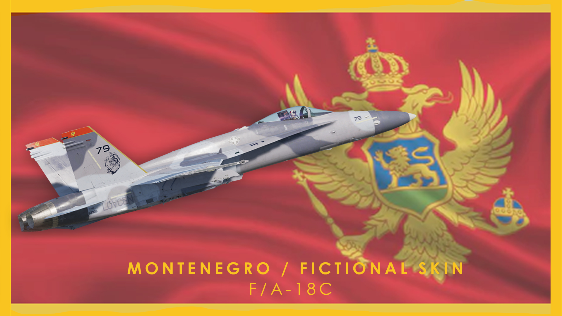 F/A-18C Montenegro - fictional skin