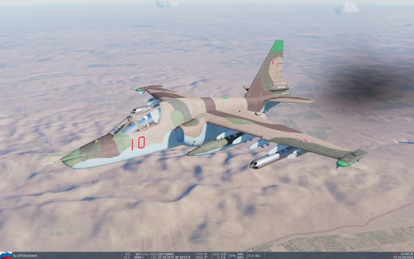 SU-25T arid scheme (semi-fictional)