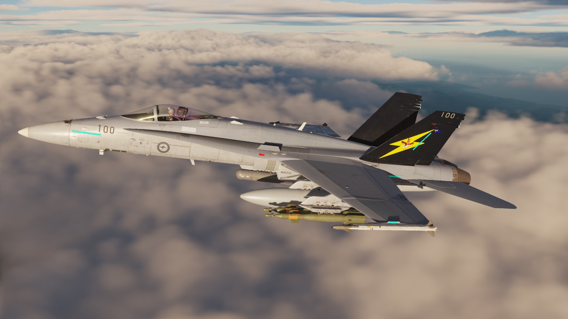 RAAF 1 Sqn (The Fighting First) F-18C 