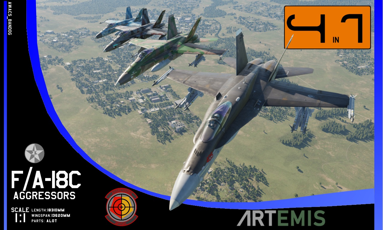 Ace Combat - Artemis Heavy Defense Industries F/A-18 Aggressors