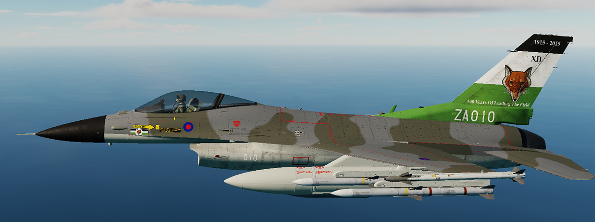 Fictional RAF 12 sqn cammo with display tail