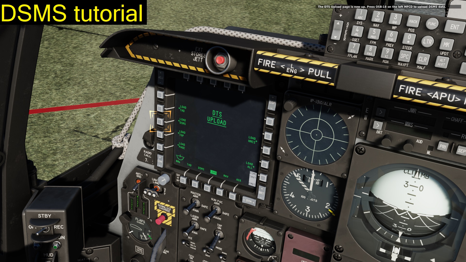 A-10C II DSMS "Digital Stores Management System" with an in game voice instructor.