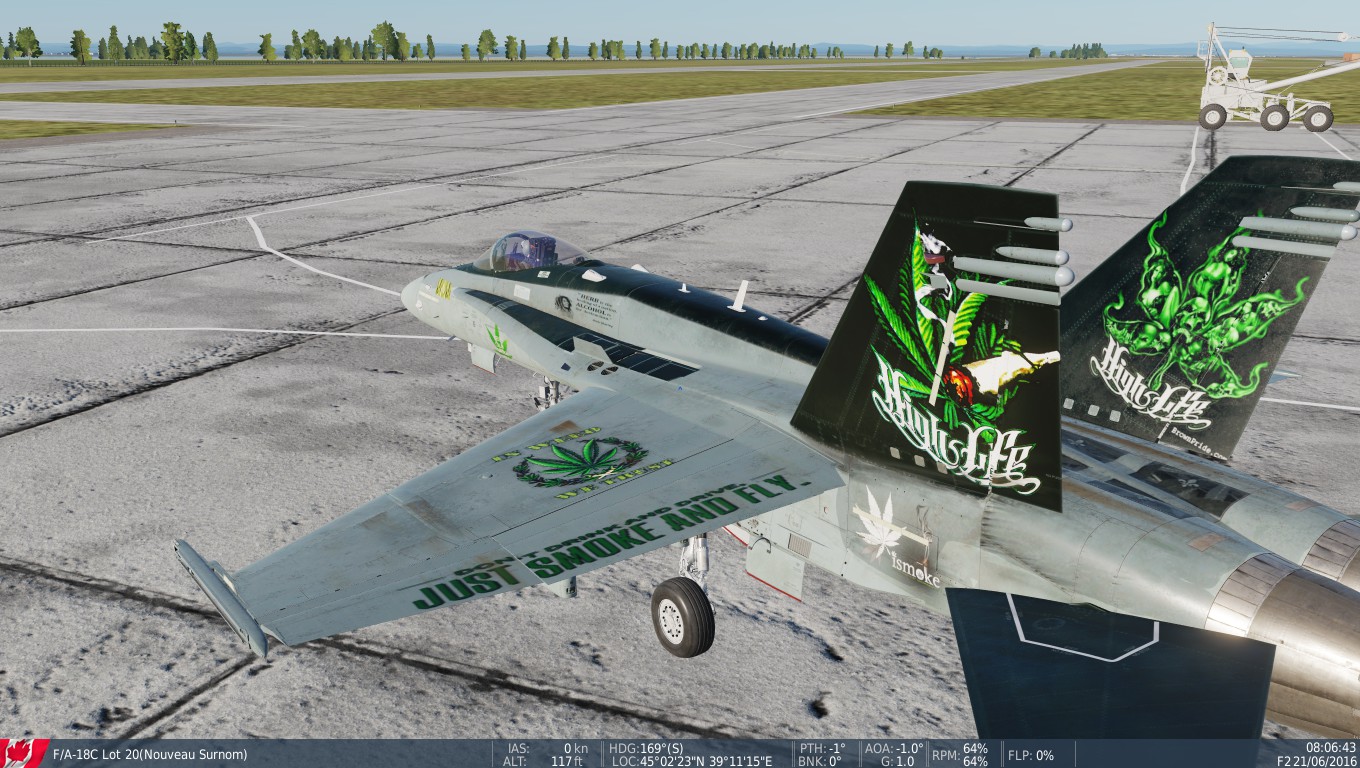 FA-18C Hornet High Life Liverie