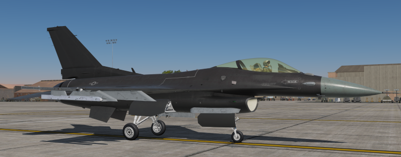 F-16 Have Glass No Markings