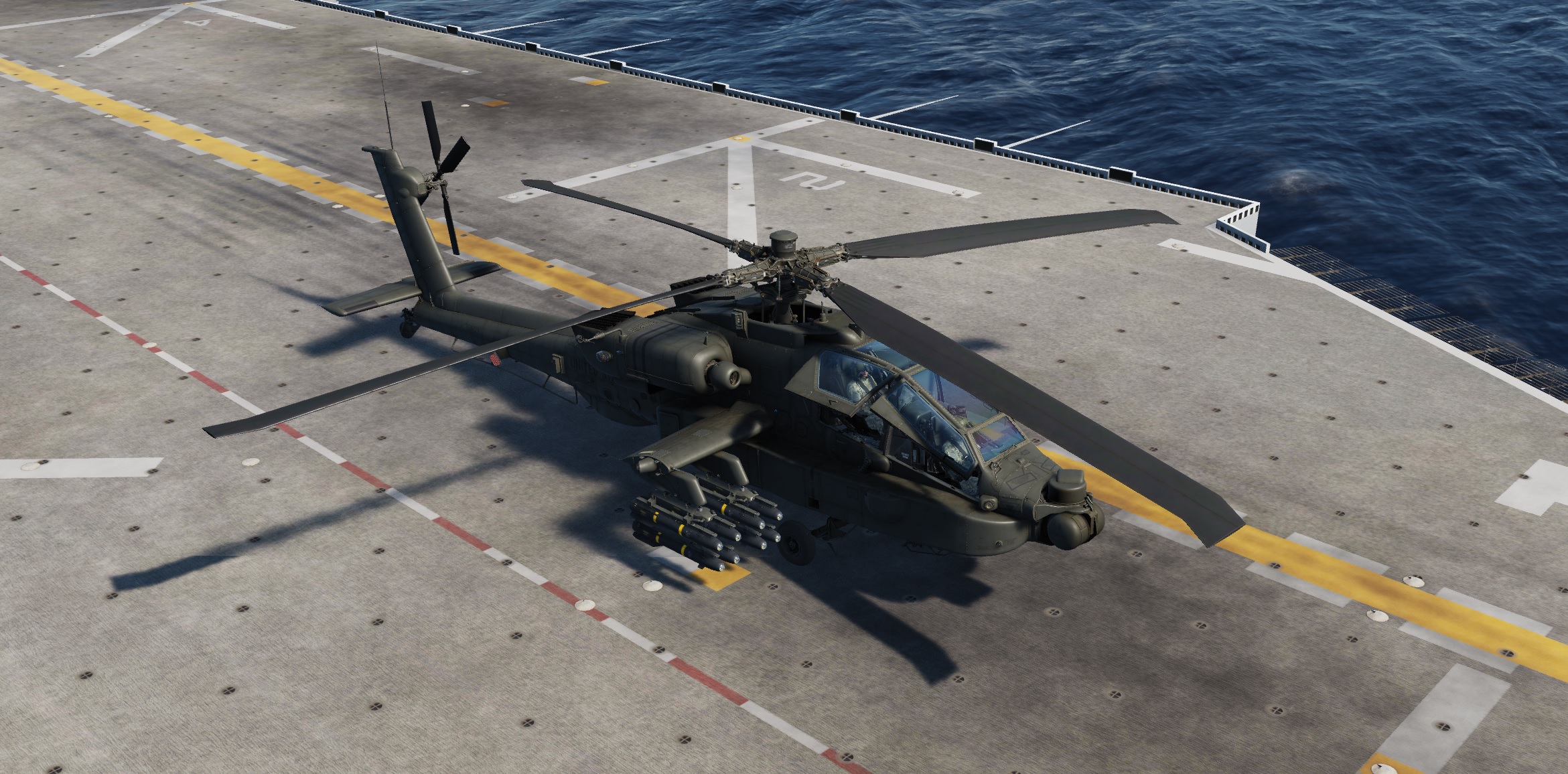 AH-64D Apache Rota International Airport Updated Version 11.2 Co-op, Multi-crew, SP