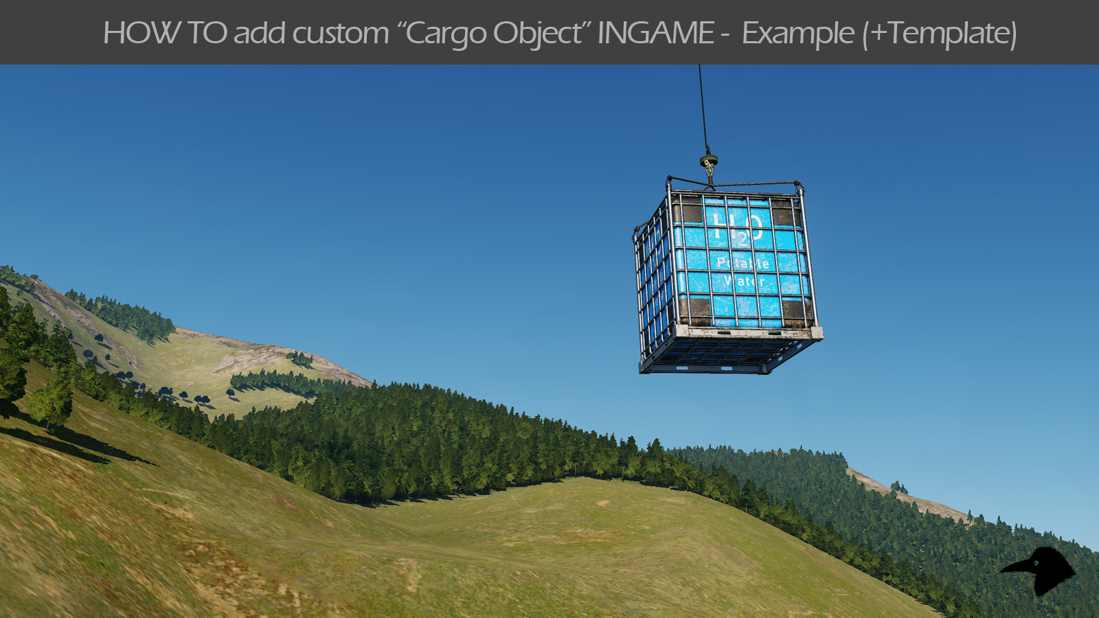 HOW TO add custom "Cargo Object" INGAME Mod + Template