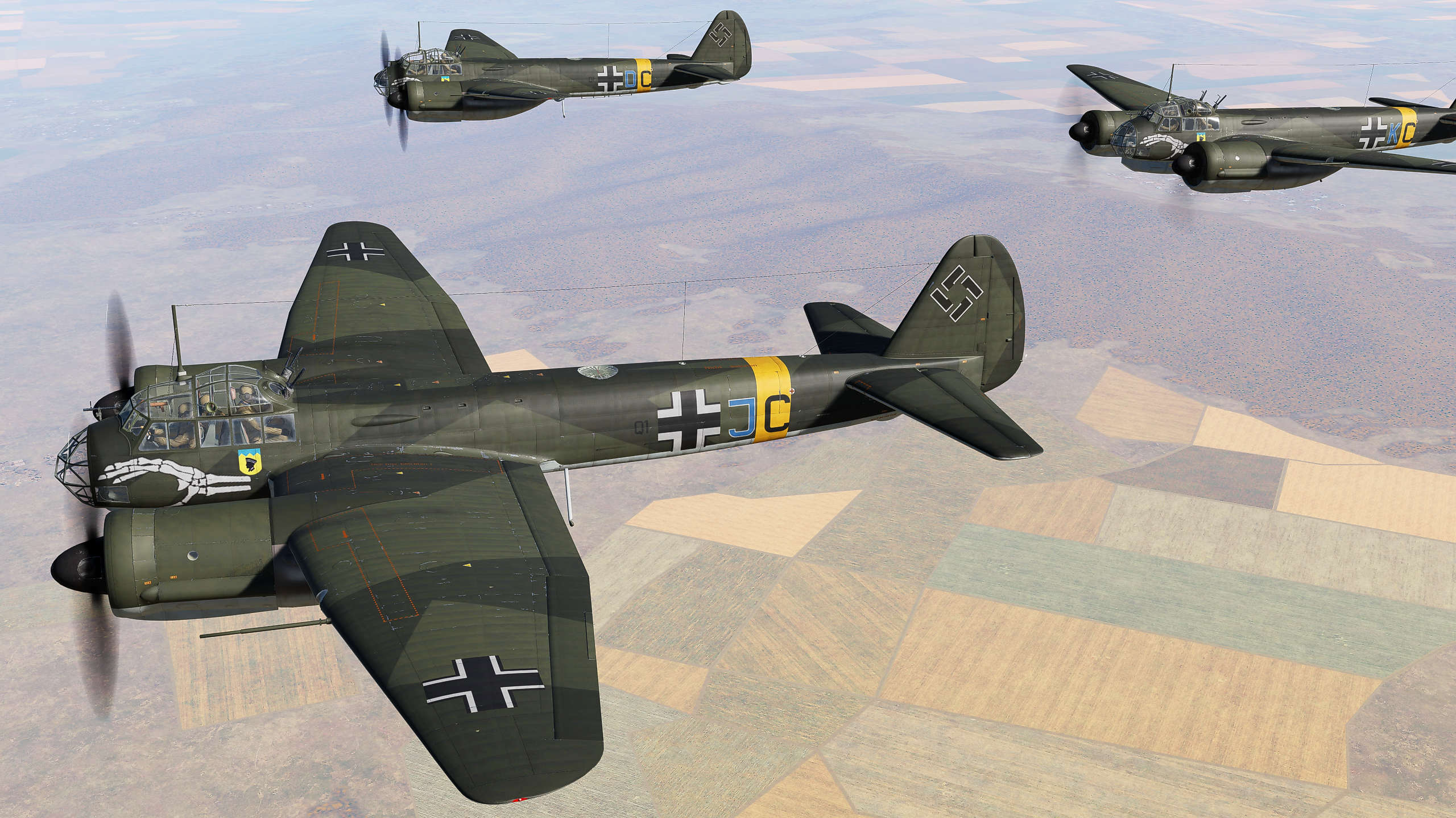 Ju 88A14  Skinpack of  Stab II.NAG1 Romania 1944.