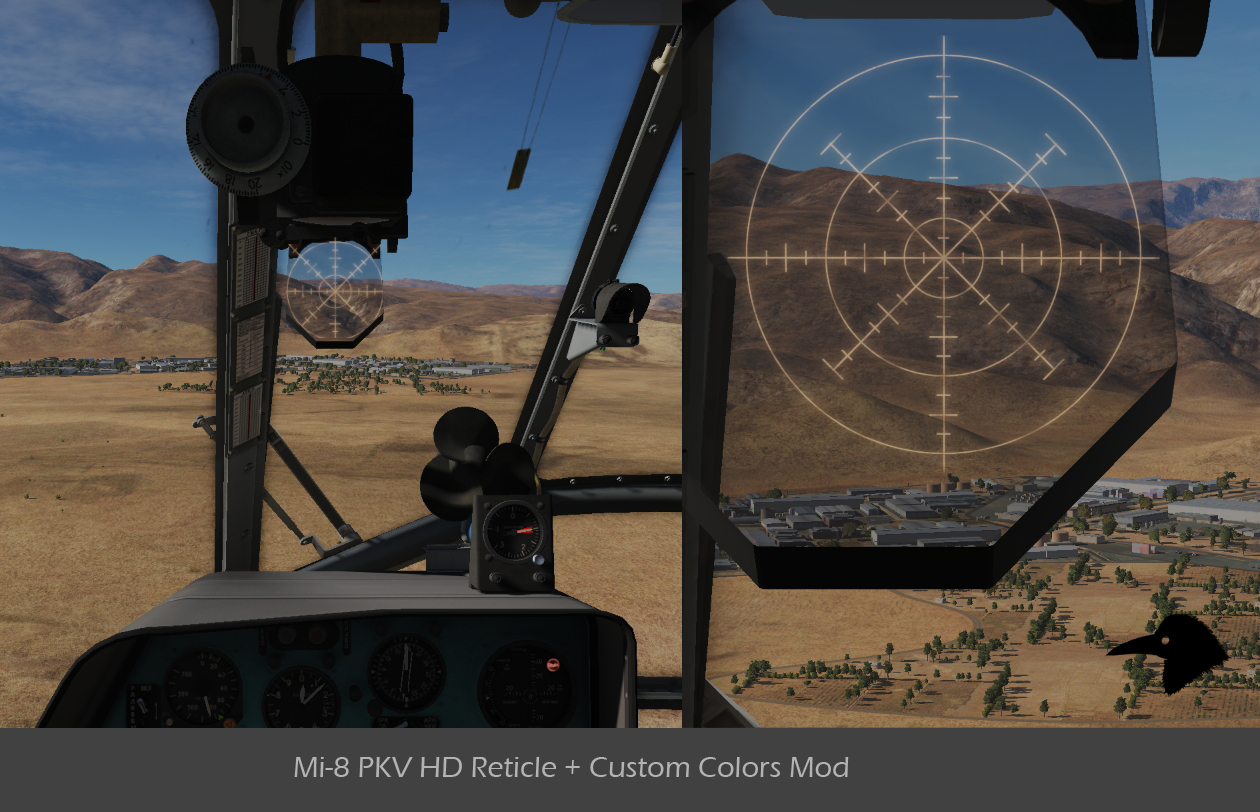 Mi-8 RPK HD Reticle and Custom Color Mod v01