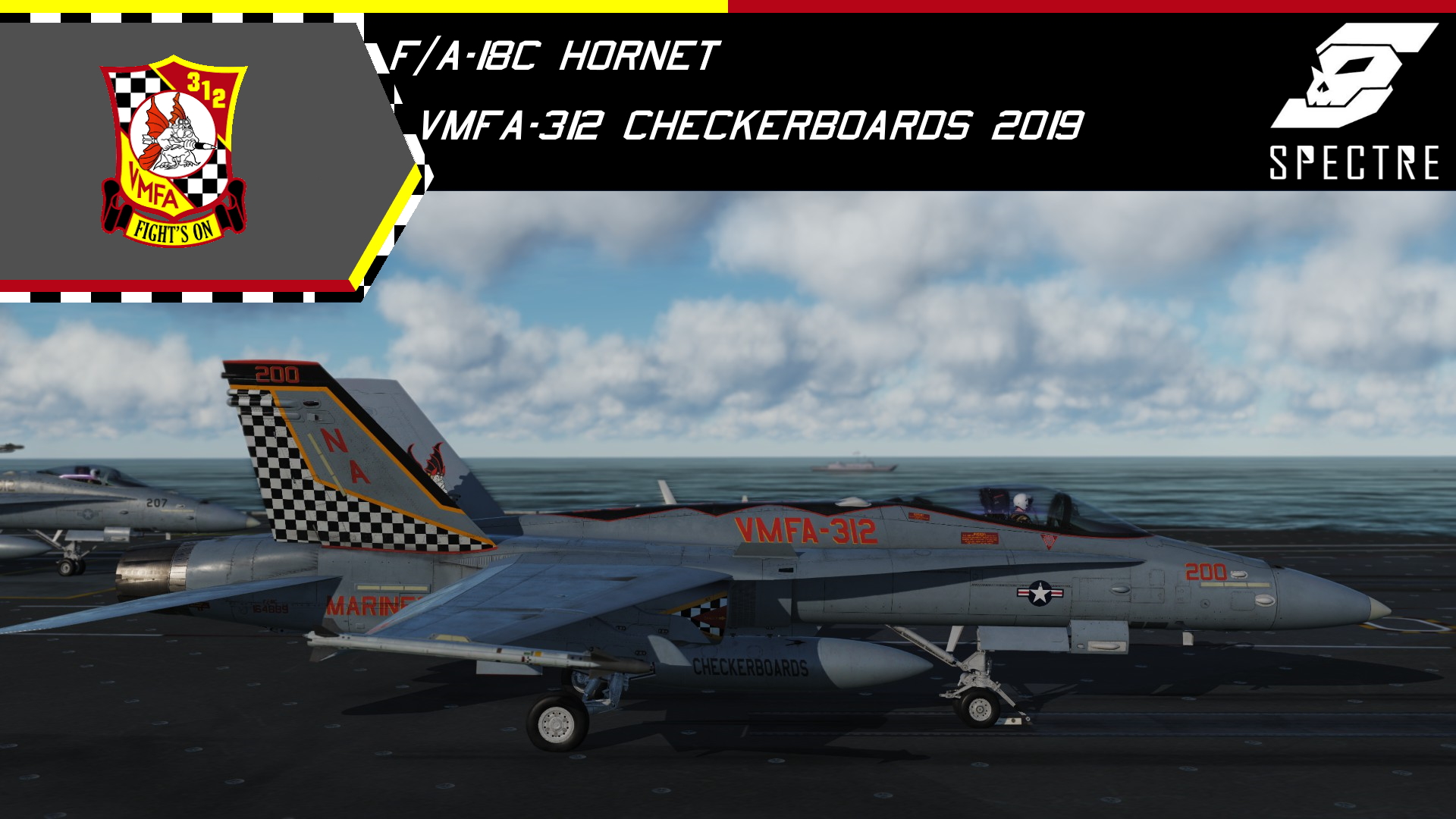 F/A-18C VFMA-312 Checkerboards CAG and high visibility *Updated*
