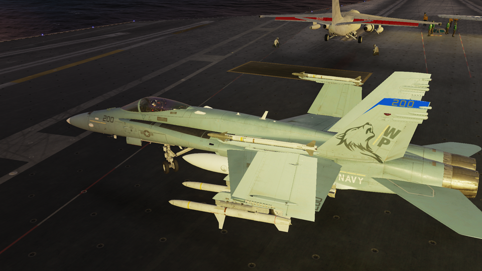 Wolf Pack F/A-18c Hornet Navy Blue