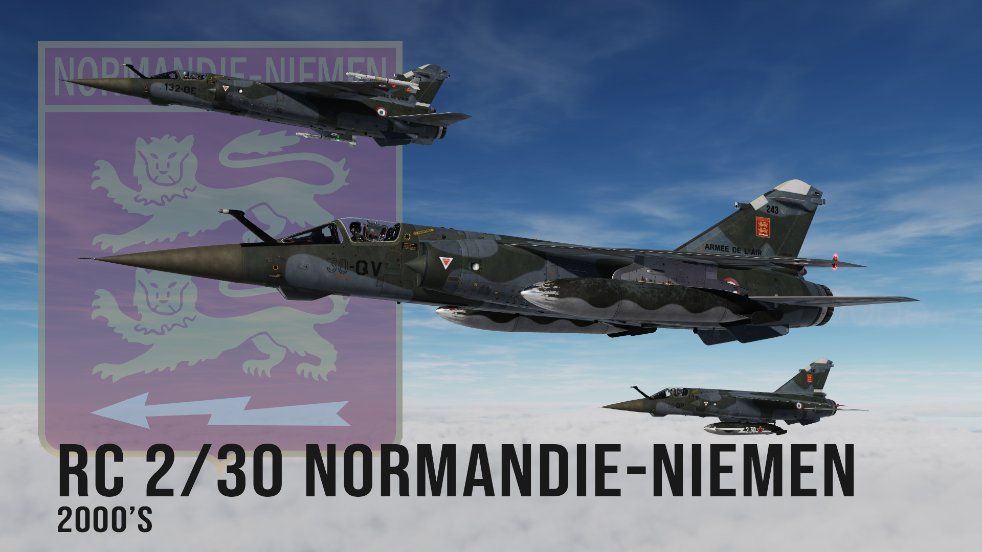 Mirage F1CT, RC 2/30 Normandie-Niemen pack, V1.1, PART 1/2
