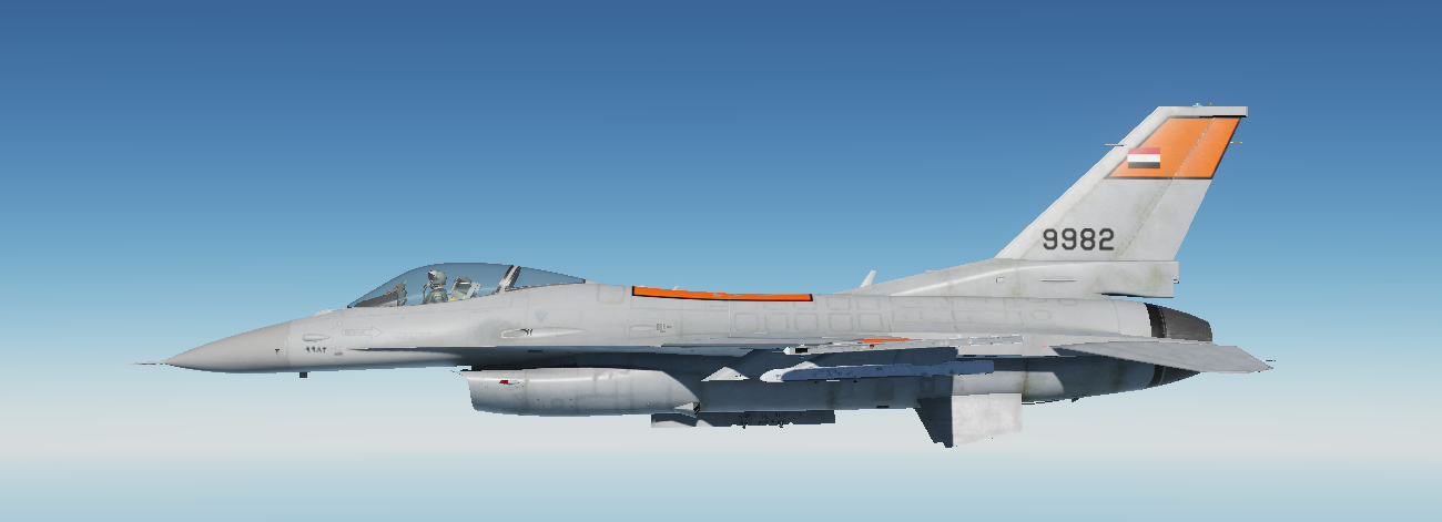 F-16C Egyptian Airforce working 4 digits 