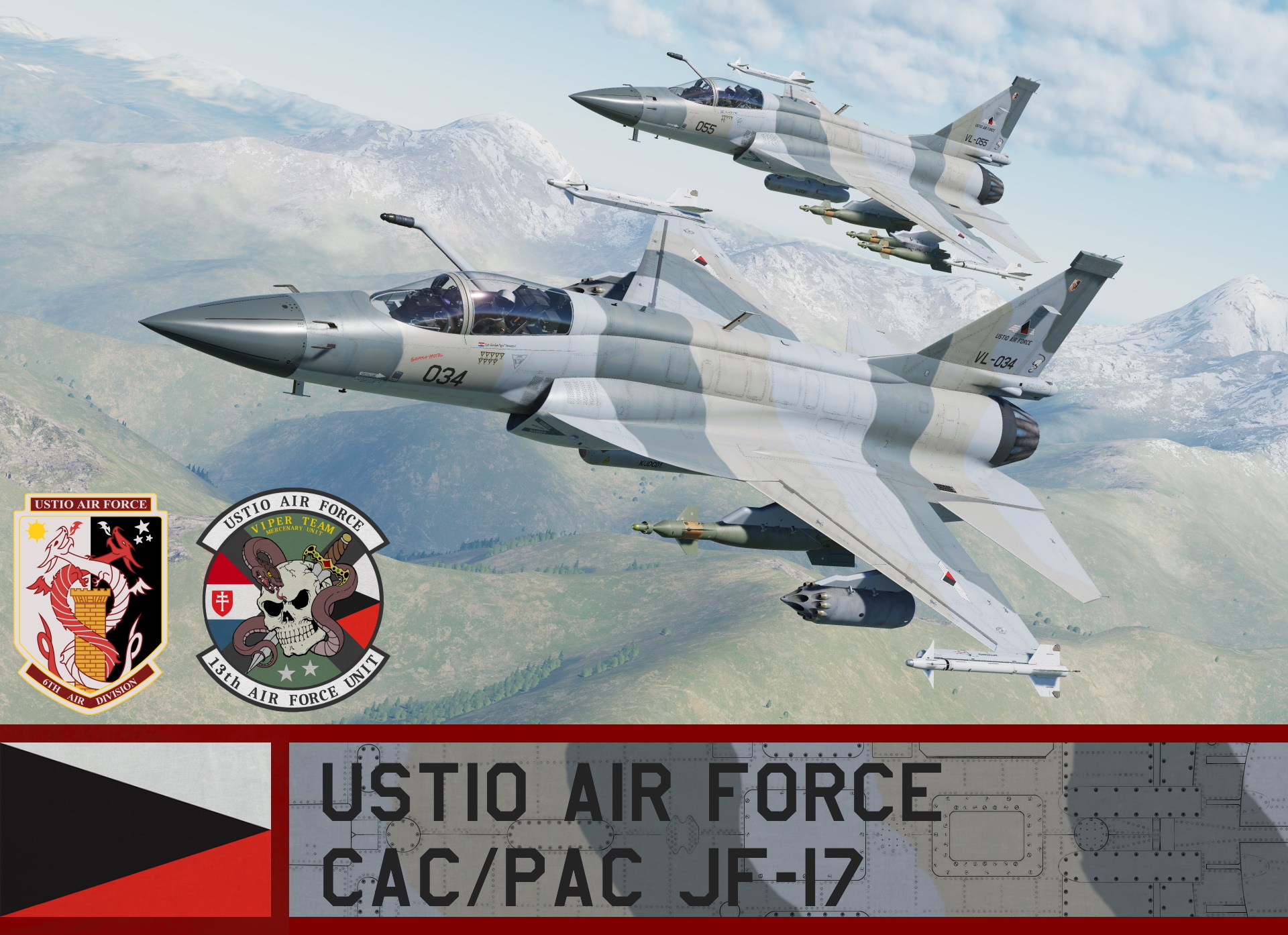Ustio Air Force JF-17 - Ace Combat Zero (13th AFU)